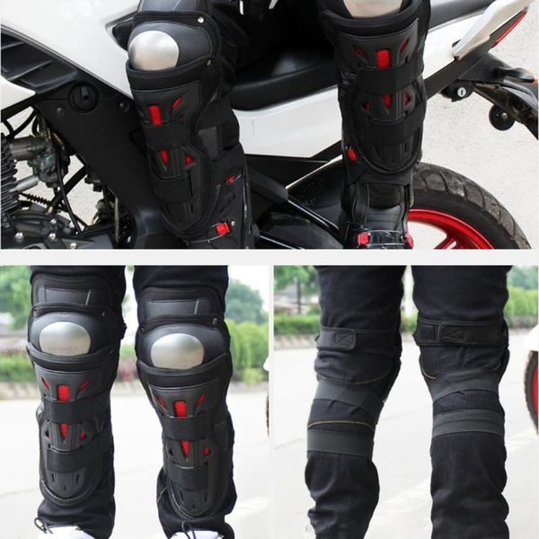

motowolf black drop resistant motorcycle kneepads stainless steel outdoor riding kneepads breathable knee protectors