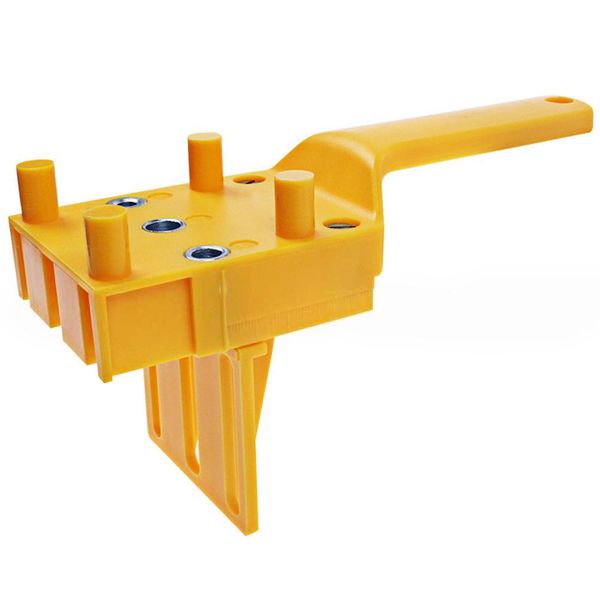 

handheld woodworking positioning jig drill guide wood dowel drilling hole saw