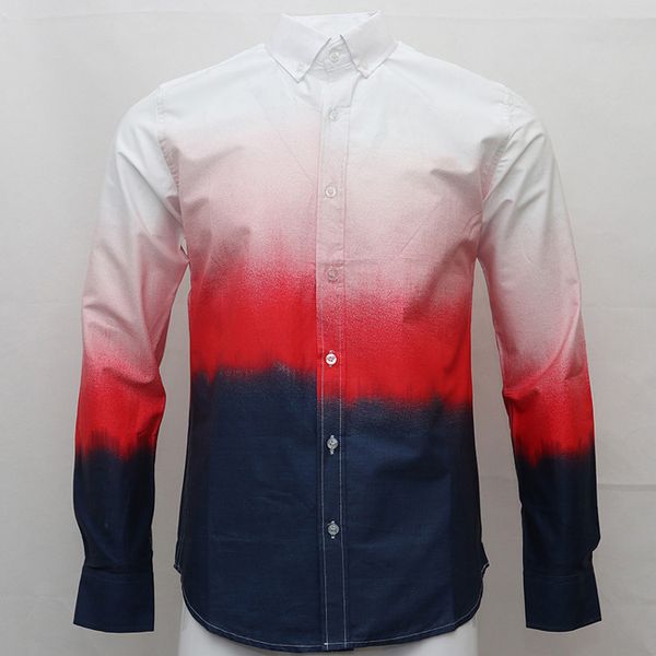 

france brand designer homme embroidery crocodile shirts camisa masculina l men's long sleeve dress shirts cotton social hombre chemises, White;black