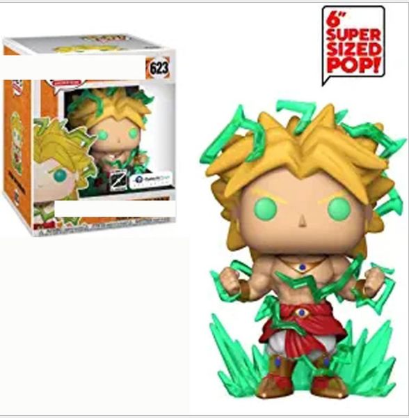 

2020 funko pop dragon ball z super cybroli vinyl action figure with box #623 gift doll toy good quality three styles