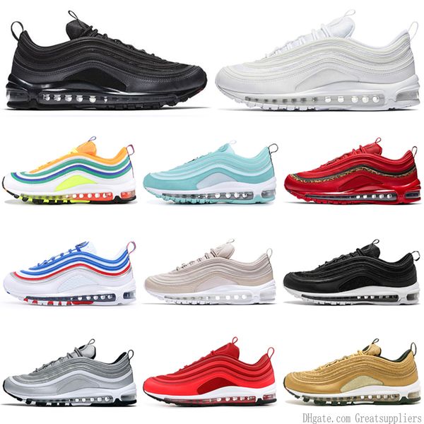 

wholesale london summer of love running shoes for men women triple black white green gold silver bullet fashion mens trainer sports sneakers