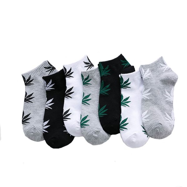 

мужчины с низким голеностопного носки хлопка harajuku maple leaf конопля носки короткие hip hop мужской улица скейтборд смешные носки высоко