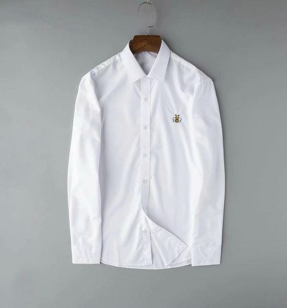 

men dress shirt stand collar long sleeve single breasted black white contrast color design men dress business shirts -3xl, White;black