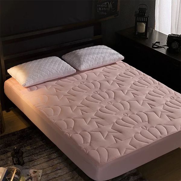 

lfh quilted mattress er fitted sheet bed mattress cover for matress bed pad with elastic soft sofa pad cover