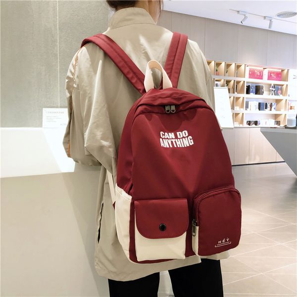 

мода женщины рюкзак нейлон сумка водонепроницаемый школьная сумка для девочек-подростков большой емкости путешествия backbag mochilas женски