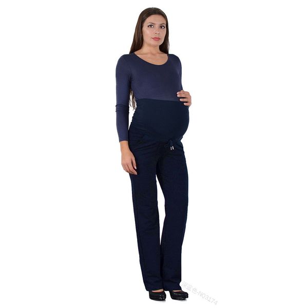 

new fashion spring autumn maternity trousers pregnancy pants casual yoga over bump joggers, White