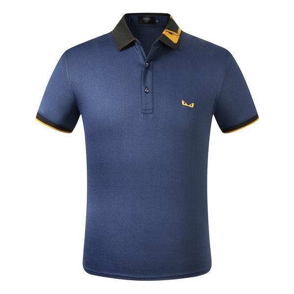 

2020 роскошные европа париж лоскутная мужчины футболка мода дизайнер мужские футболки свободного покроя мужской одежды медуза хлопок тройник, Black;brown