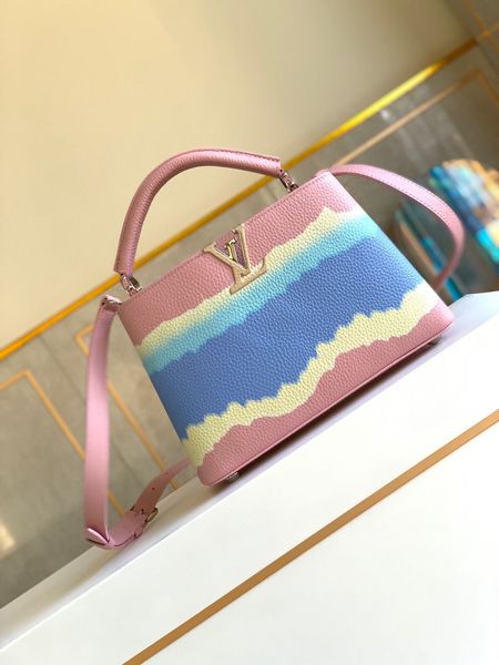 

classic lady's handbag 7a high-end custom quality handbag fashion business casual style metal accessories with long shoulder strap