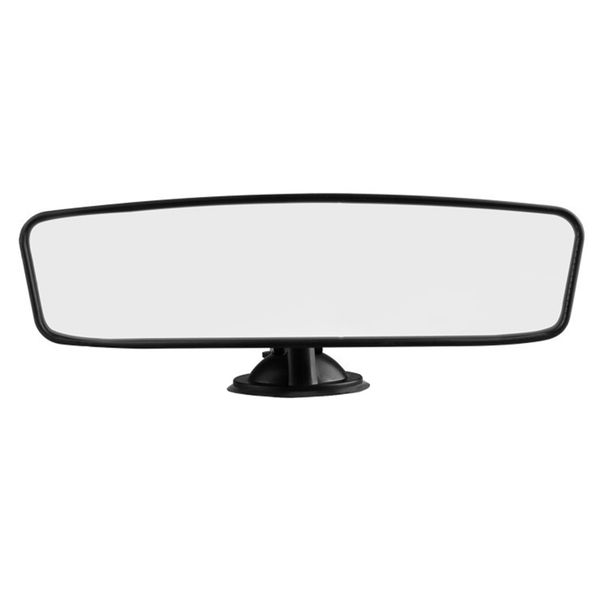 

car interior suction cup clear reverse rear view mirror adjustable durable safety panoramic long wide vision auto assisting