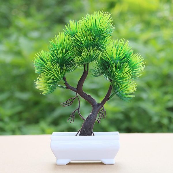 

горячие искусственной сосна завод герметичных бонсай свадьбы desktop home decoration hotel garden decor
