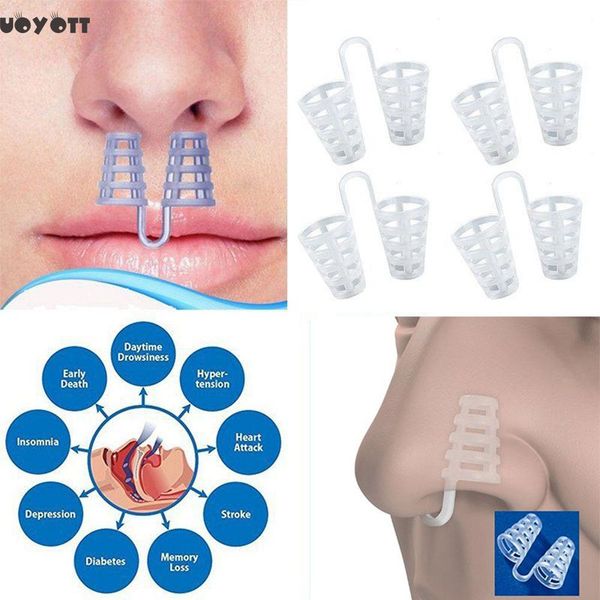 

2pcs anti snoring breathe easy sleep nose clip snore ser aid nasal dilators device congestion aid no strips cones hip