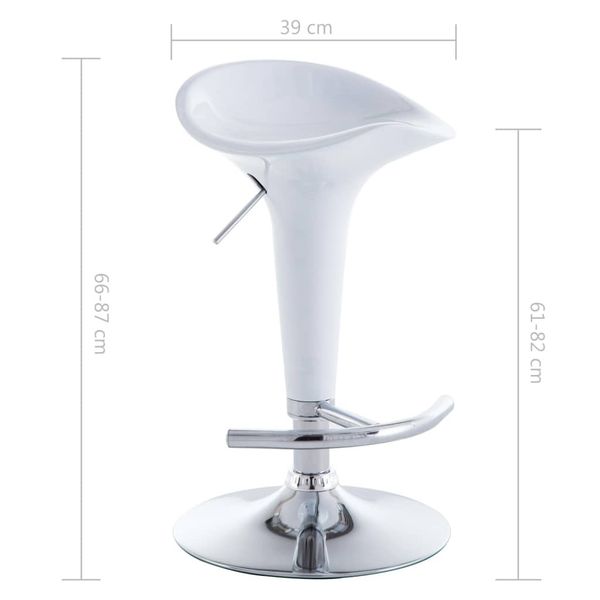 

set 2 bianchi bar stools patio benches