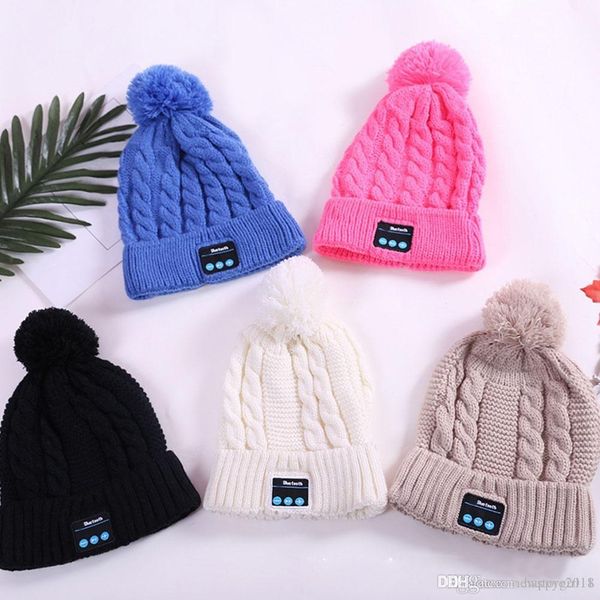 

factory price warm beanie hat wireless bluetooth music smart cap headphone headset speaker e250