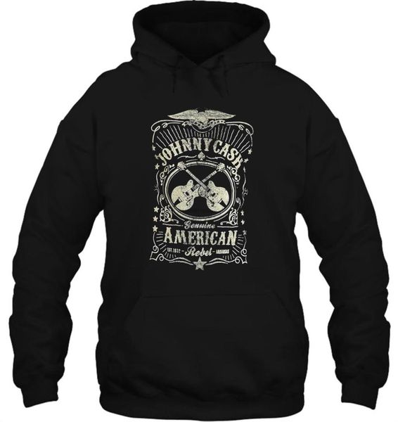 

men hoodie johnny cash men's pattern printed black punk style funny cool tee size s 3xl women streetwear