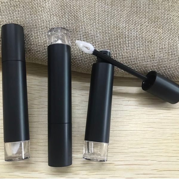 

Pla tic matte black lip glo tube 5ml diy co metic liquid makeup lip tick lip glaze container wb112