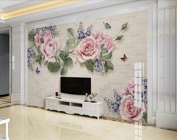 

custom p wallpaper mural 3d european modern minimalist hand-painted oil wall decorative painting papel de parede wall papers home decor