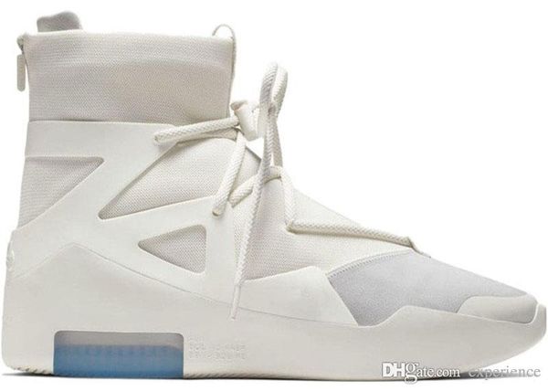

2019 authentic air fear of god 1 sail black frosted spruce zoom air ar4237-100 fog men basketball shoes sports sneakers with original box