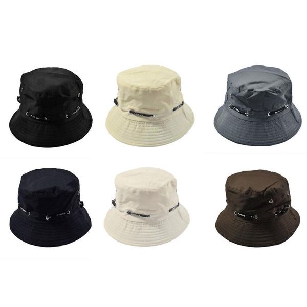 

men women cotton bucket hat double side fishing boonie bush cap visor sun summer hats for women sun hats z0128, Blue;gray