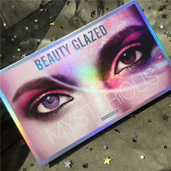 

brand makeup beauty glazed eyeshadows palettes 18 color mysterious eyeshadow palette shimmer matte eye shadow dhl ing