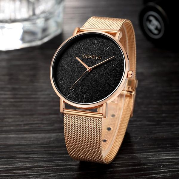

ladies clock fashion women watches round dial female watch quartz wristwatches zegarek damski #w, Slivery;brown