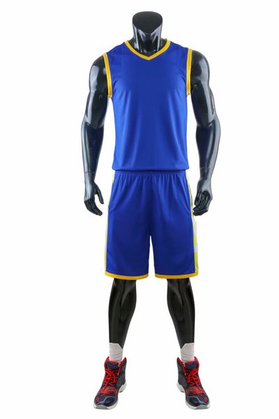 

discount men training basketball sets with shorts uniforms reversible basketball jerseys for that home and away look kits sports 23-10, Blue;black
