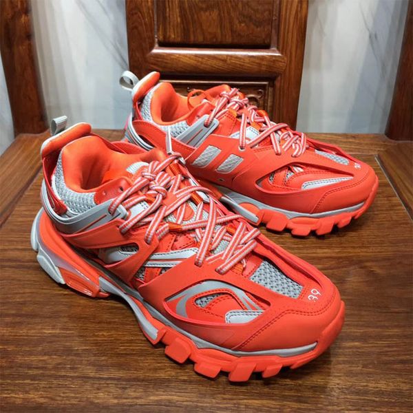 

2019 new color track trainers shoes men womens comfortable breathable mesh nylon cloth track designer shoes size 36-45 c13, Black