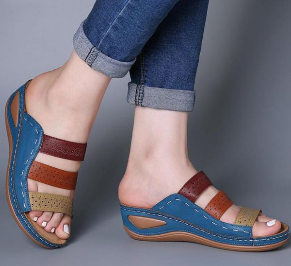 

summer women flat sandals new solid buckle ladies slides comfortable home beach slip on shoes plus female slippers, Black