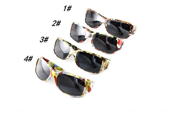 

camouflage sports children's sun boys' colorful sunglasses leisure outdoor children's glasses 043, Blue