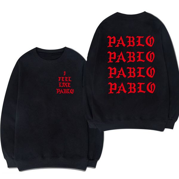 

New pablo kanye west Sweatshirt hoodie I Feel Like Pablo men hoodies sudaderas para hombre O-Neck hoodie
