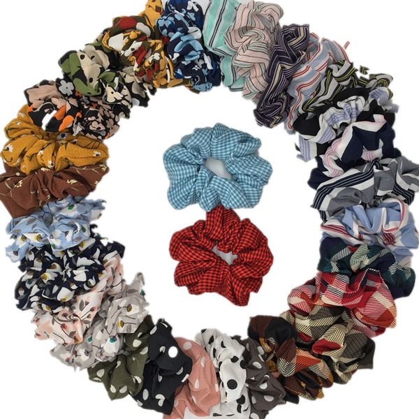 

10pcs/lot women velvet solid elastic hair bands ponytail holder scrunchies tie rubber band headband gum for hair accessories