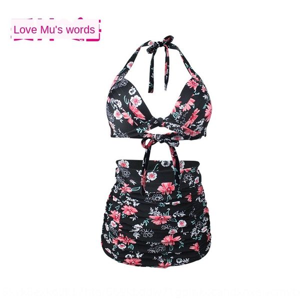 

l9gzk высокой талией 2020 сексуальный живот-покрытие сплит печатные два-piece женский 2020 сексуальное бикини высокой талией живота-покрытие, White;black