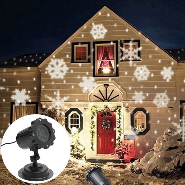 Proiettore Luci Natalizie In Movimento.Acquista Proiettore Di Luce Laser Bianco Esterni A Led In Movimento Di Natale Led Eu Us Au Uk 100 240v Impermeabile 4 Luci A Led Illuminazione Scenica A 40 68 Dal Zhoukoulight Dhgate Com
