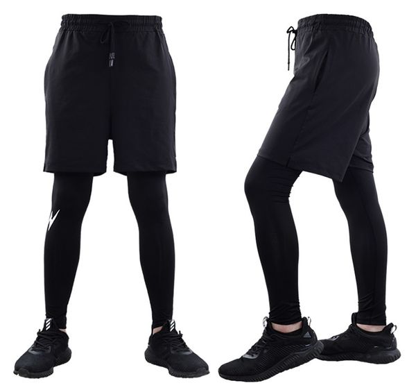 

бесплатная доставка мужской компрессионных штанов спортивных колготок баскетбола тренажерного зал брюки бодибилдинг бегуны леггинсов с, Black;blue