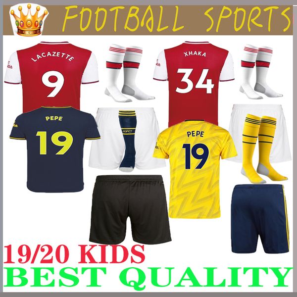 

kids nicolas 19 20 arsen man and kids soccer jersey ceballos henry football shirt 2019 2020 camiseta de futbol maillot de foot henry, Black