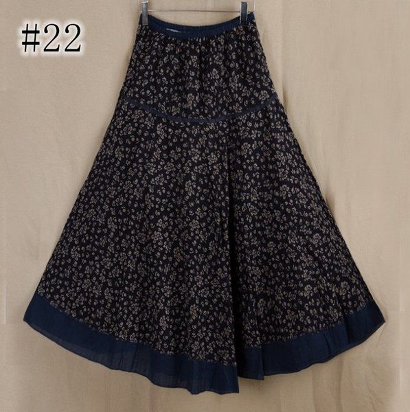

fashion woman flower skirt cotton linen blends dress beach skirt designed price drop shipping short skirts 1 pc sale casual, Black