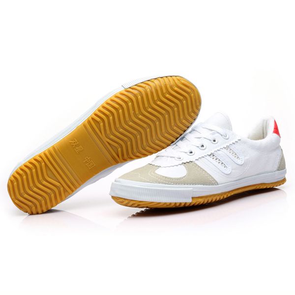 

ushine eu34-46 canvas sports volleyball training wushu kungfu running students net shuangxing shoes men women