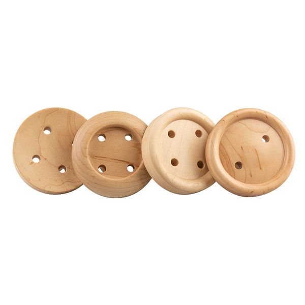 

nordic button wall hooks wood wall key hanger creative coat hook home decoration hookup clothesline home decoration 1 set o