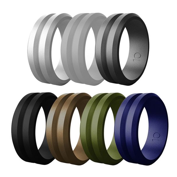 

silicone rings, Slivery;golden