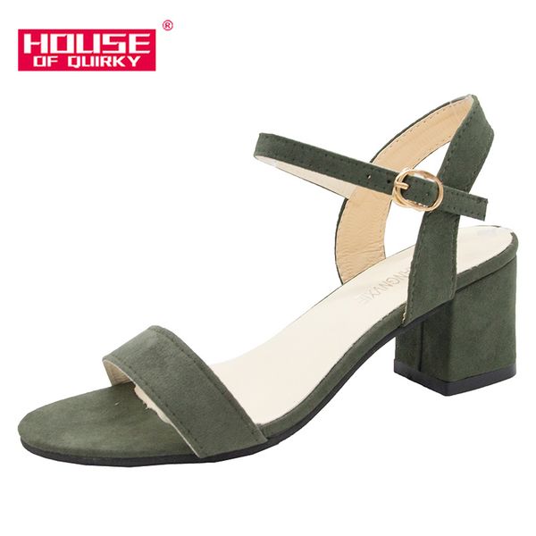 

hollow out women pumps pointed open-toed women sandals outdoor comfortable pumps party shoes summer shoes buckles, Black
