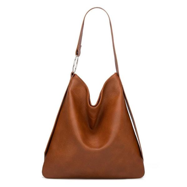 

vintage pu leather ladies handbags women messenger bags totes designer large capacity shoulder bag boston hand bags sale