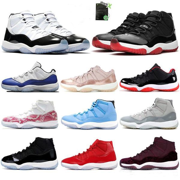 

socks new bred 11s 11 men women basketball shoes concord 45 platinum tint cherry cap and gown space jam shoes sport trainers
