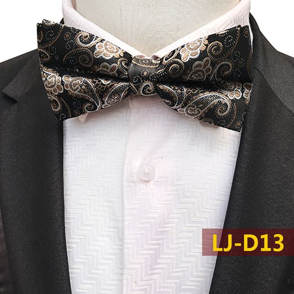 

classic self bow ties for man paisley striped floral mens bowtie silk necktie wedding jacquard shirt bowtie wedding bowties, Red;black