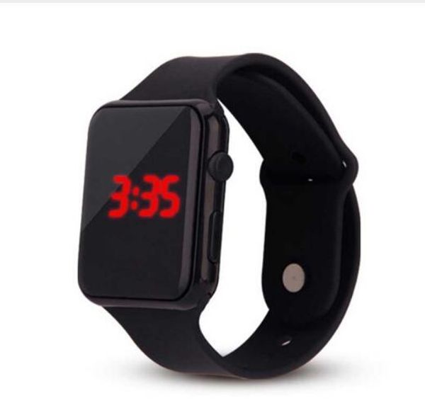 

men sports led watches men digital watch watch silicone electronic wristwatches electronic clock hodinky digital reloj muje, Slivery;brown