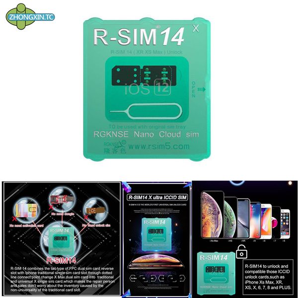 Newest Rsim14 Iphone Unlocking Smart R Sim Card For Iphone Xmax