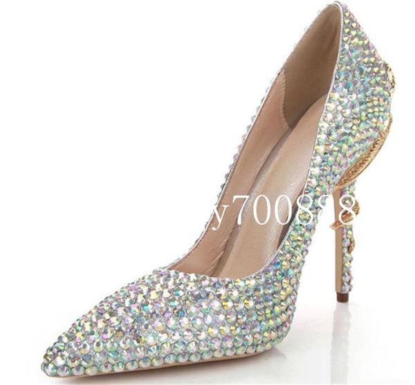 

2019 silver t показать обувь rhinestone платье обувь женщин из натуральной кожи насосы змея hight пятки заостренный носок chaussures фам wed, Black