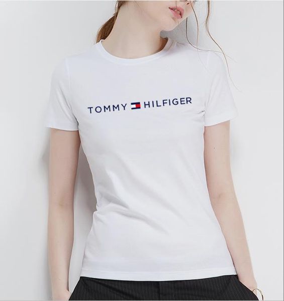 

Новые г Летний крокодил женский дизайнер хлопка с коротким рукавом футболки брен