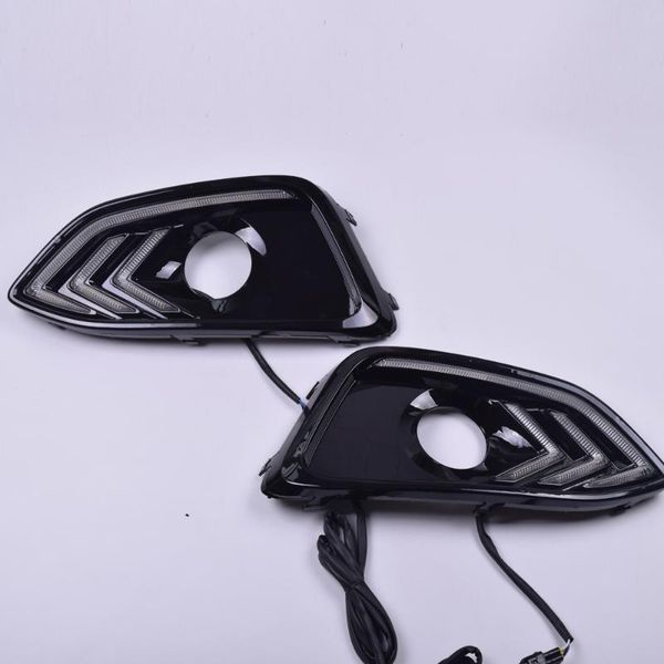 

for malibu 2016 2017 2018 drl led daytime running lights drl fog lamp white yellow blue car lights car styling