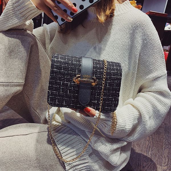 

women pu leather shoulder bag 2018 new design small flap bags shoulder bag wild slanting small square crossbody handbag