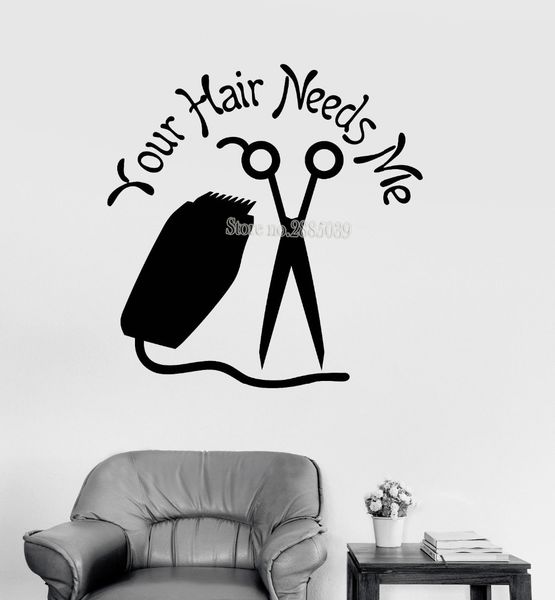 Hair Salon Stylist Vinyl Wall Decals Quote Hairdresser S Living