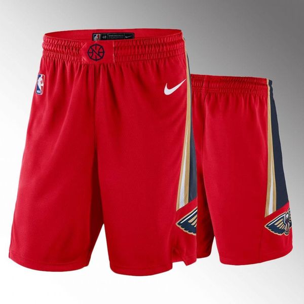 

men's pelicans 2019-20 statement red jersey shorts, Gray